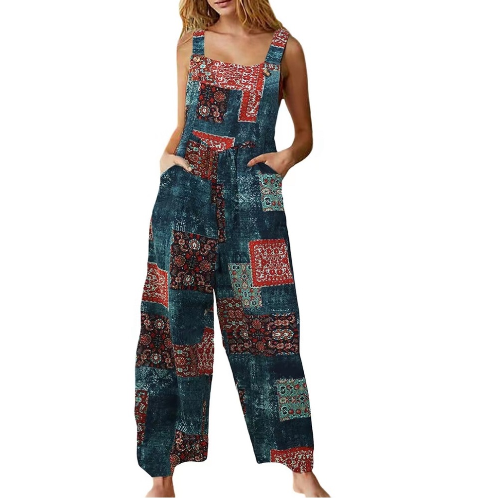 Patchwork Boho Jumpsuit